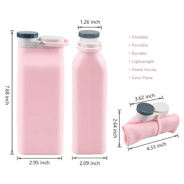 Collapsible Silicone Water Bottle