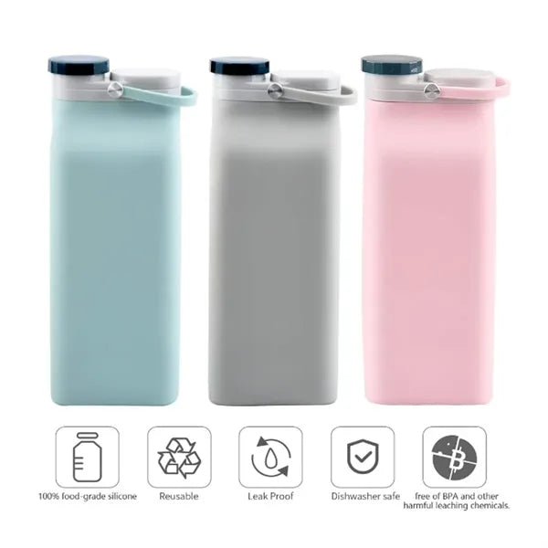 Collapsible Silicone Water Bottle