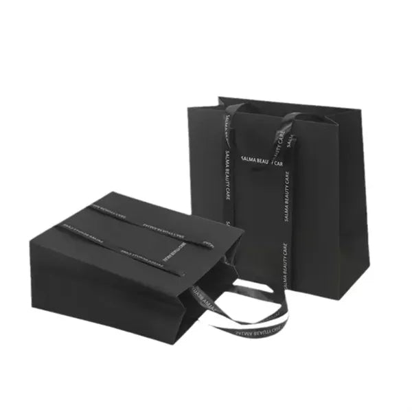 High-grade White Cardboard Shopping Bag