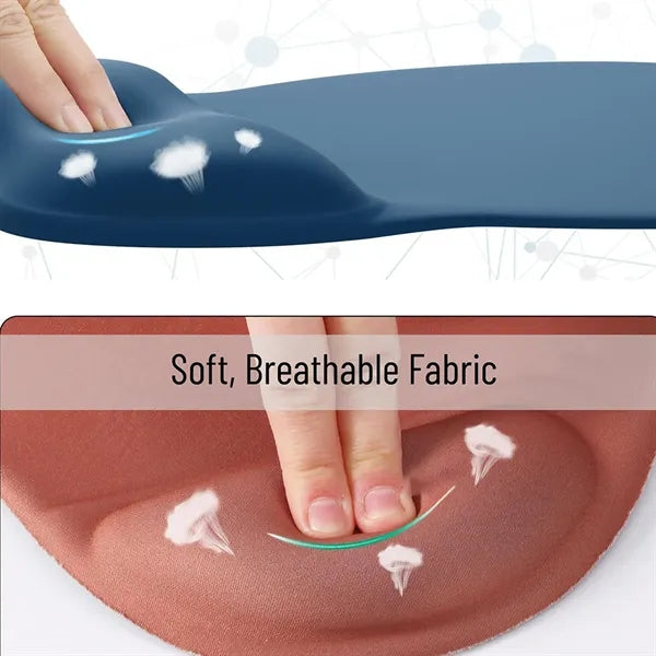 Ergonomic Silicone Mouse Pad with Wrist Support
