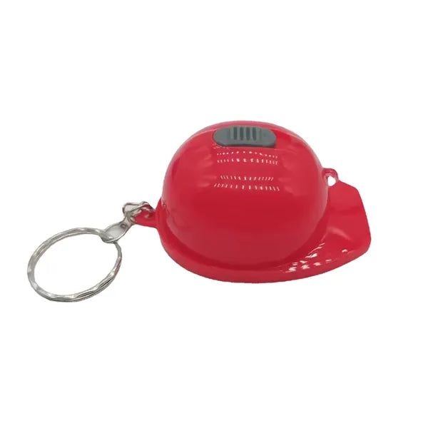 Mini Helmet Bottle Opener w/LED Light Keychain