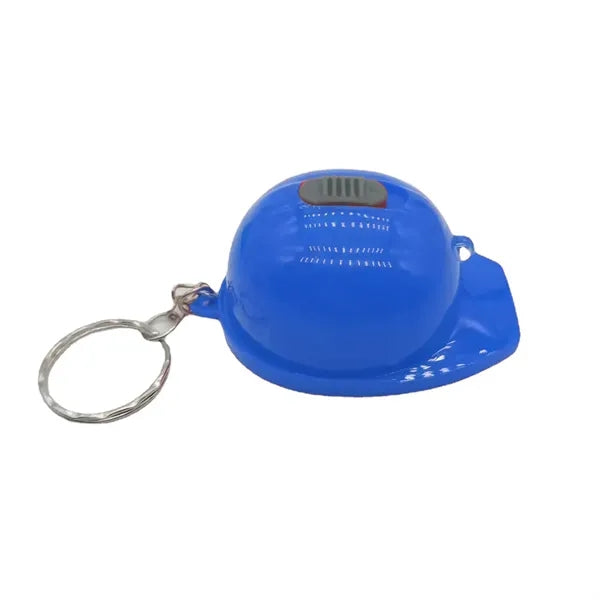 Mini Helmet Bottle Opener w/LED Light Keychain