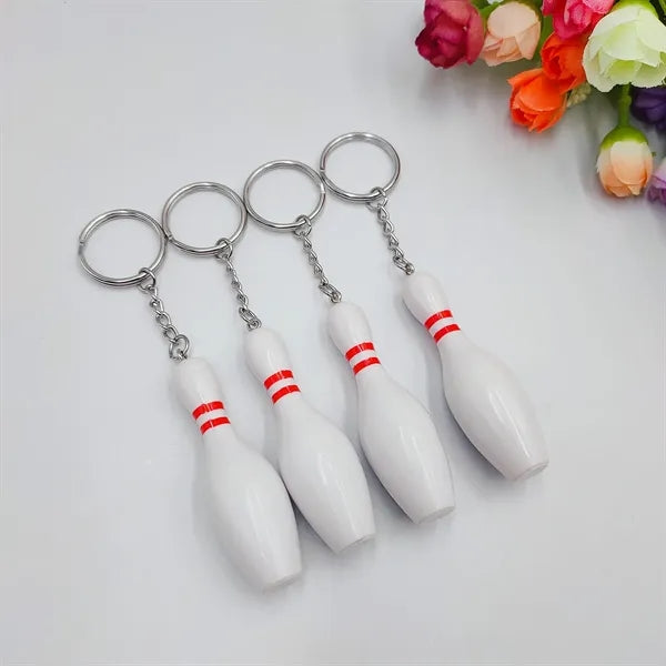 Mini Bowling Pin Key Chain