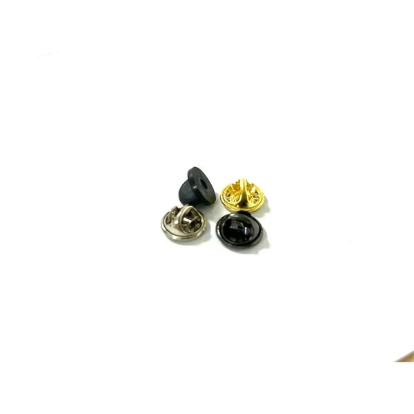 Lapel Pins With Butterfly / Rubber Clutch-#1