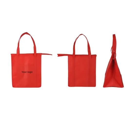 Insulated tote cooler bag