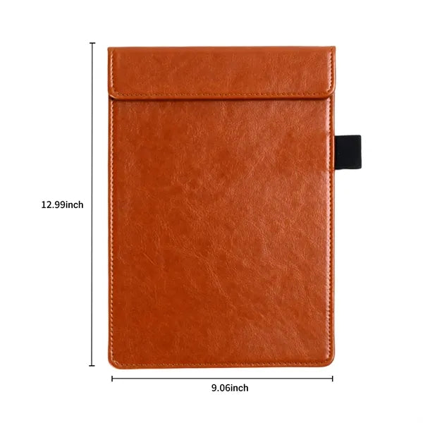 A4 PU Leather Clipboard with Hidden Magnetic Closure