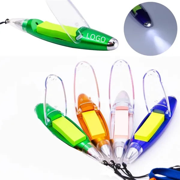 Ballpoint Pens with Sticky Note