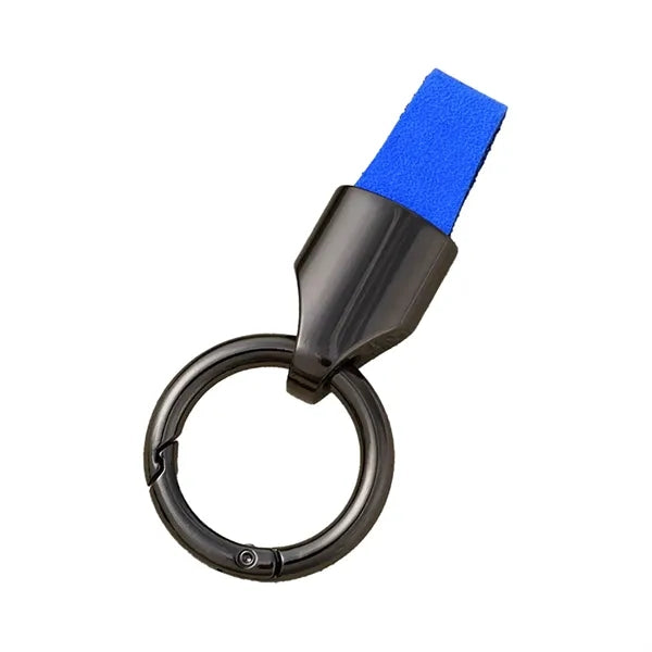 PU Leather Strap Metal Key Tag