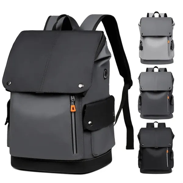 Pu Leather Laptop Backpack