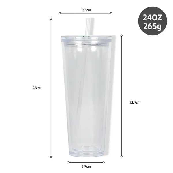 24OZ Transparent Plastic Cup