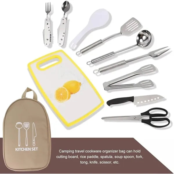 Cooking Utensils Organizer Travel Bag