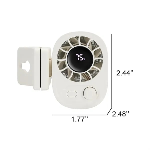Handheld Hanging Fan With Display