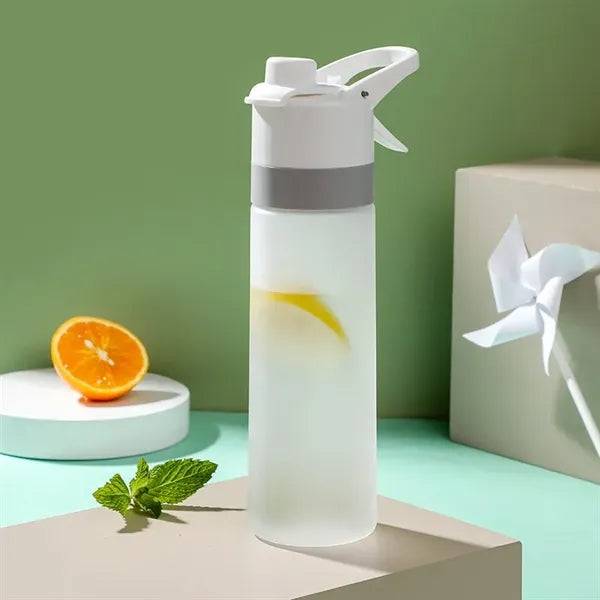 Sports Water Bottle with Spray Mist
