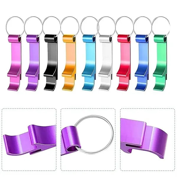 Aluminum Bottle Opener Keychain