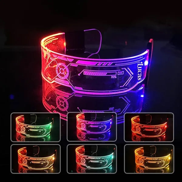 Cyberpunk Led Visor Glasses
