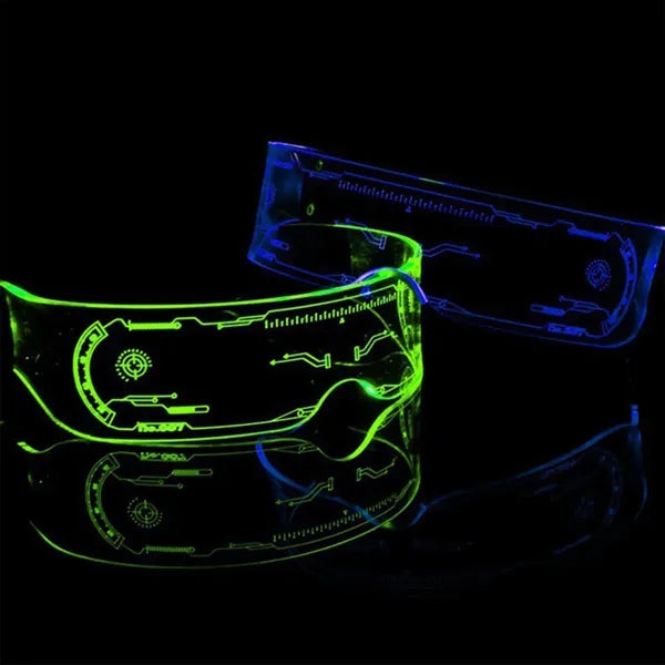 Cyberpunk Led Visor Glasses