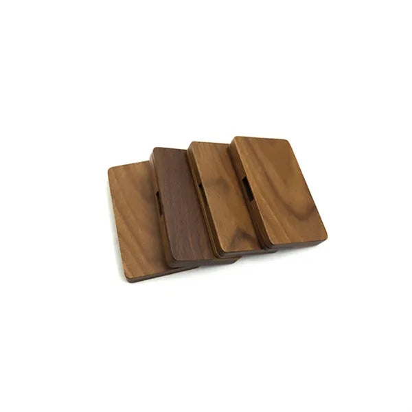 Wooden Men Business Card Case