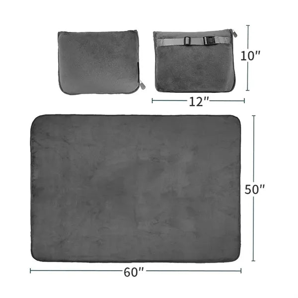 Travel Blanket Pillow