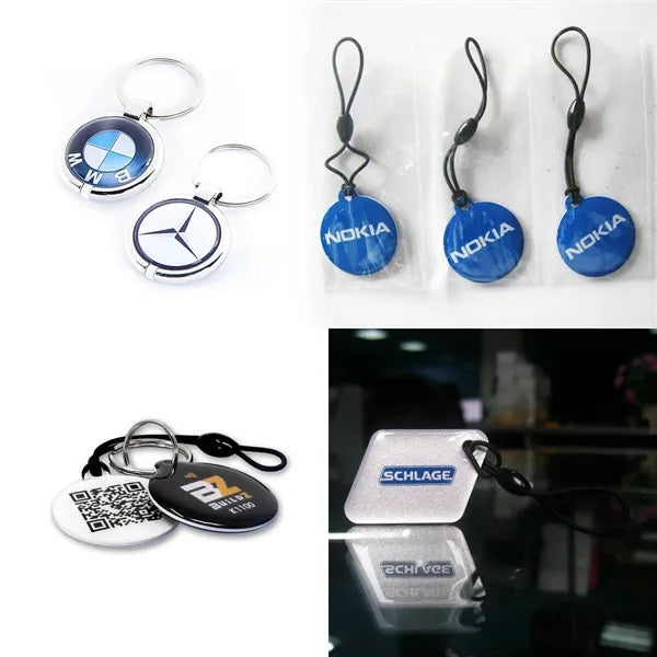 Smart Epoxy NFC Card with Keychain