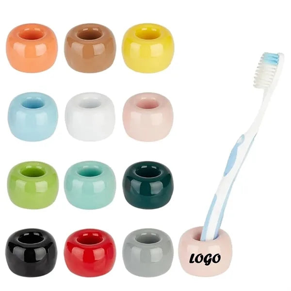 Mini Ceramic Toothbrush Holders for Bathroom