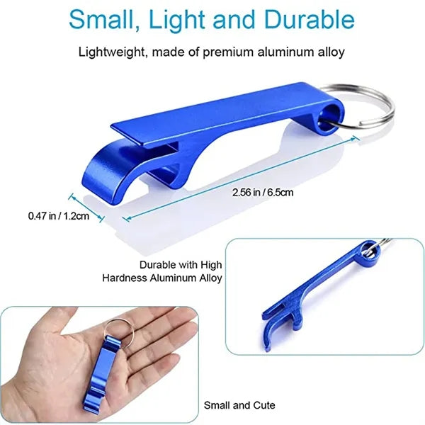 Aluminium Alloy Beer Bottle Openers Keychain