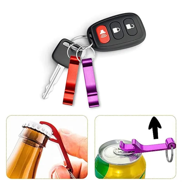 Aluminium Alloy Beer Bottle Openers Keychain