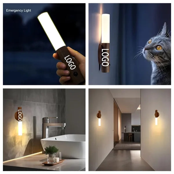Warm White LED Motion Activated Night Light No Wiring Needed