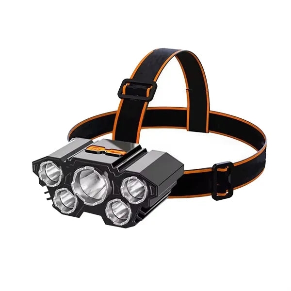 Rechargeable Headlamp w/ 5 LEDs