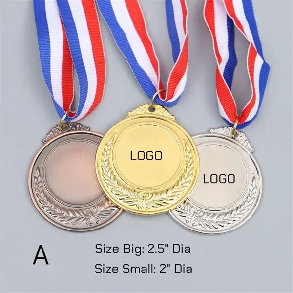 Lot Winner Metal Medals with Neck Ribbons Trophy Award