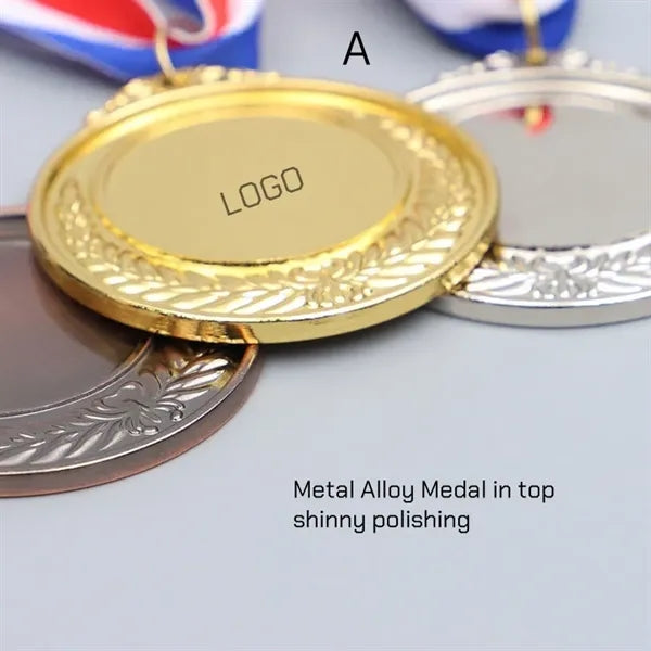 Lot Winner Metal Medals with Neck Ribbons Trophy Award