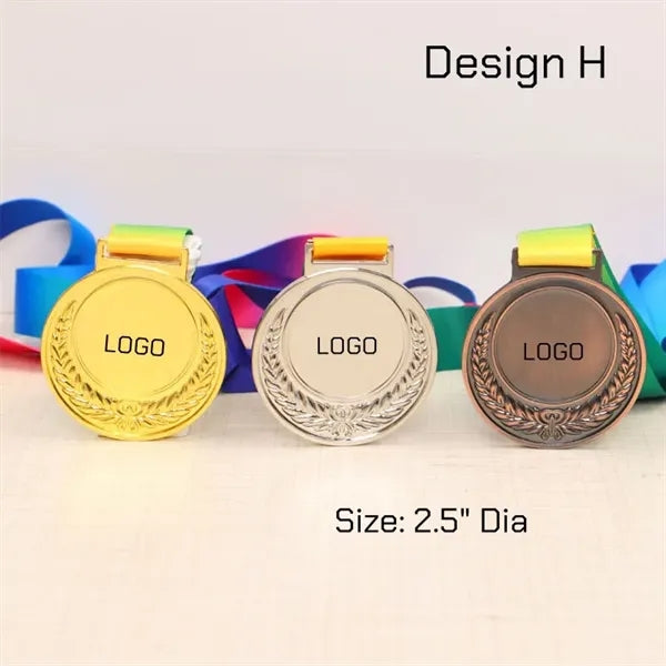 Lot Winner Metal Medals with Neck Ribbons Trophy Award