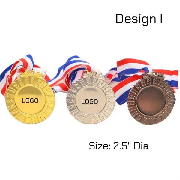 Lot Winner Metal Medals with Neck Ribbons Trophy Award