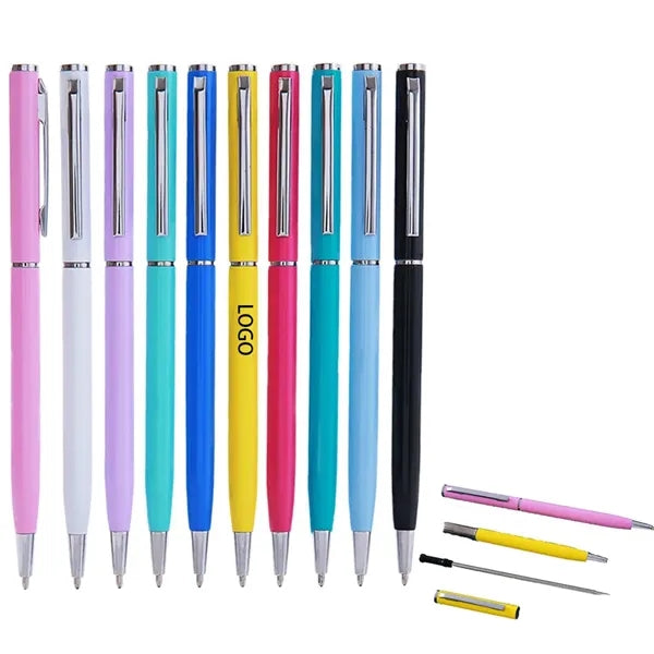 Business Metal Twist Action Gel Ink Ballpoint Pen