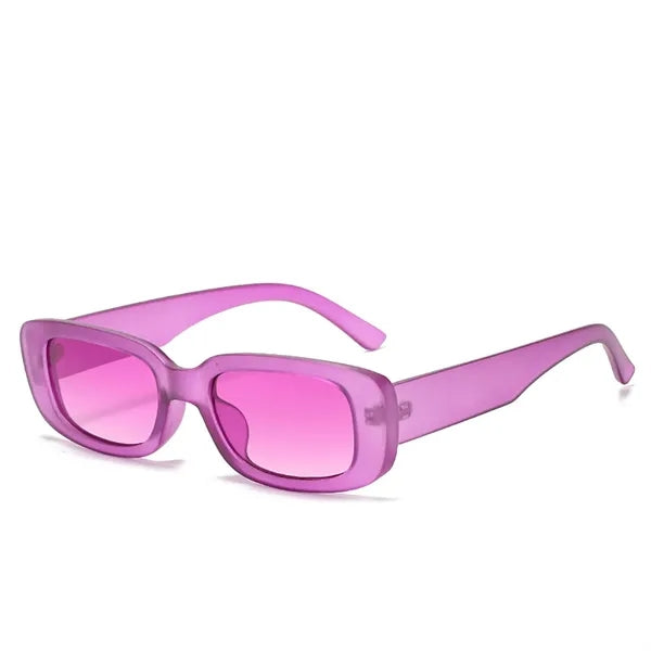 Retro Narrow Square Sunglasses