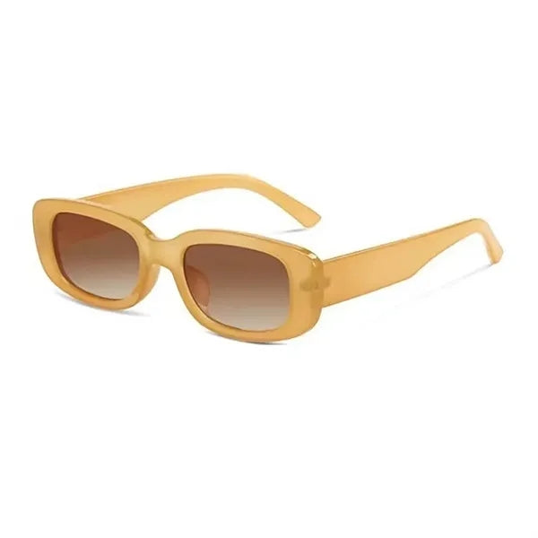Retro Narrow Square Sunglasses