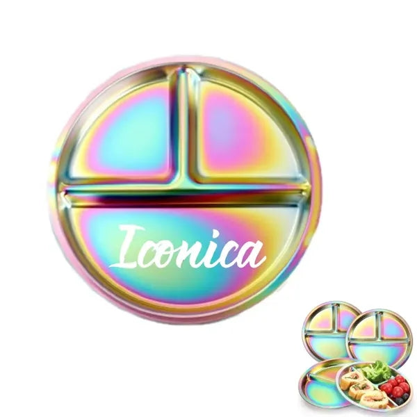 Stainless Steel Kids Plates