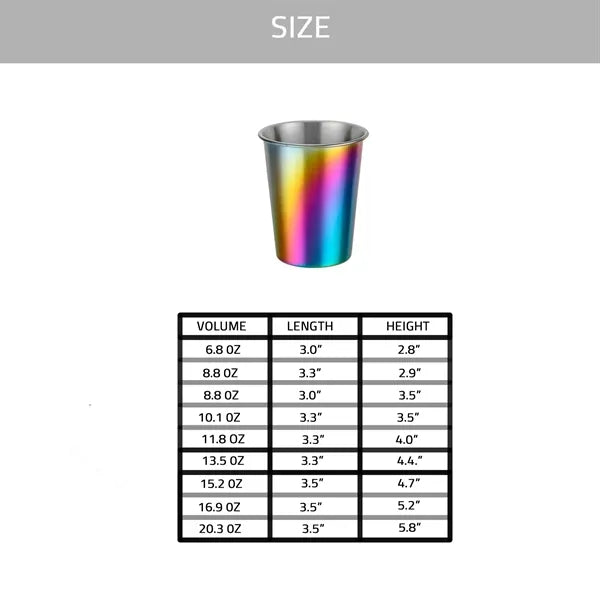 304 Stainless Steel Cups