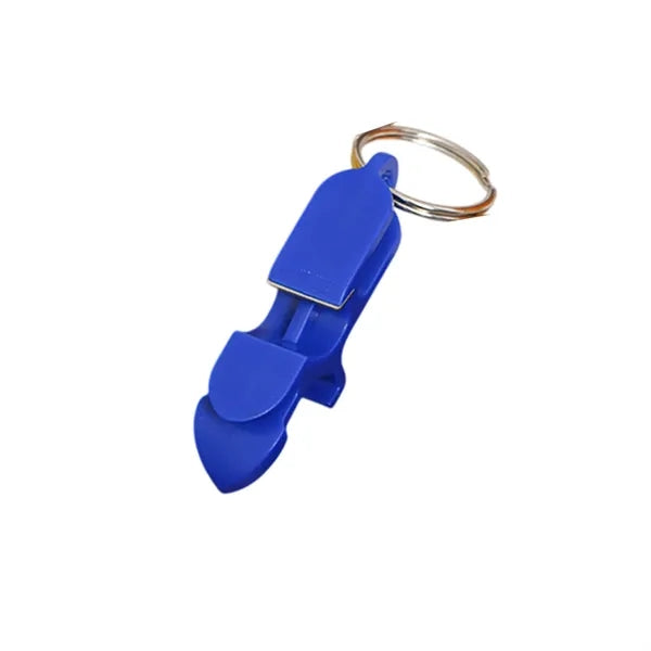 Beer bottle opener keychain