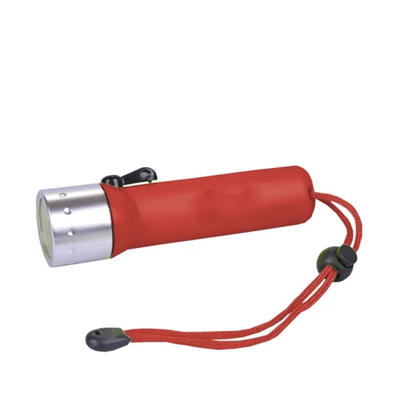 Portable Diving LED Flashlight w/ Magnetic Switch