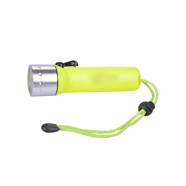 Portable Diving LED Flashlight w/ Magnetic Switch