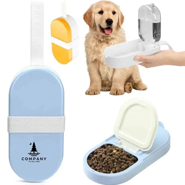 Pet Water Bottle and Bowl