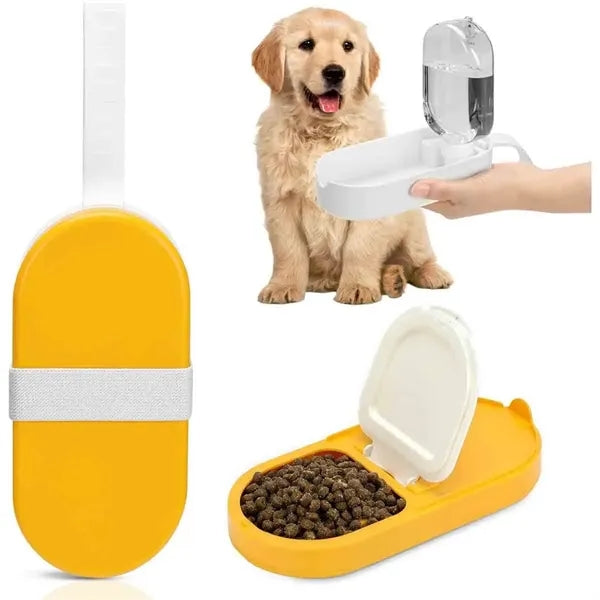 Pet Water Bottle and Bowl
