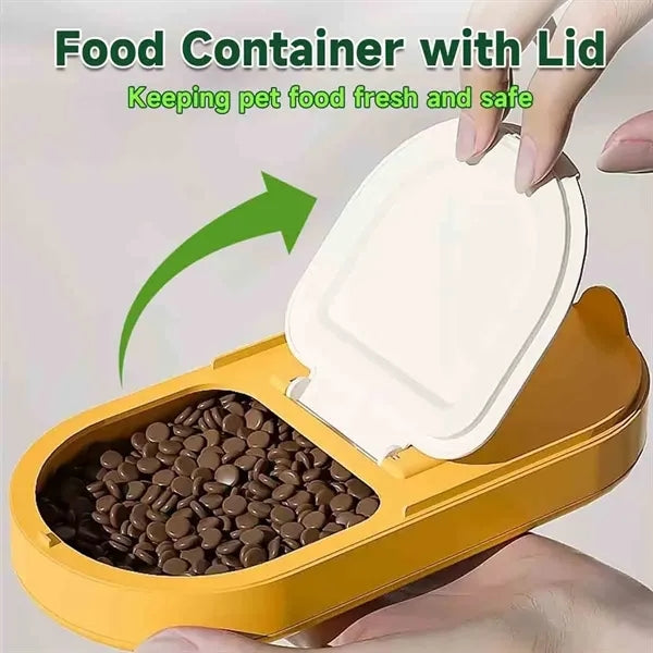 Pet Water Bottle and Bowl