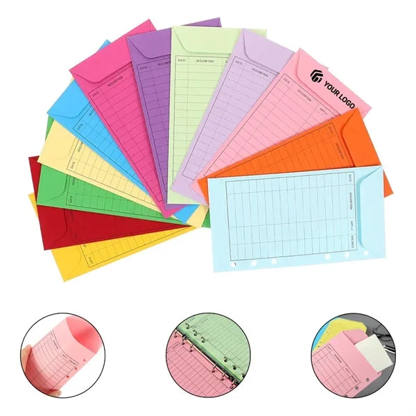 Multipurpose Portable Binder Plan Spending Envelope