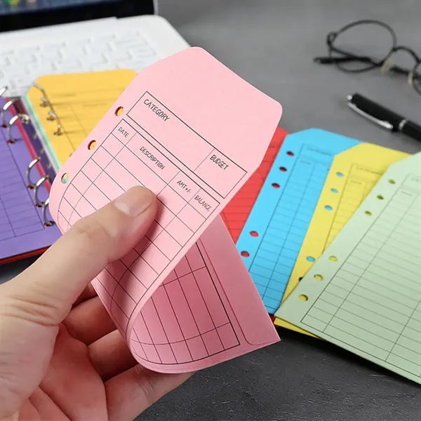 Multipurpose Portable Binder Plan Spending Envelope