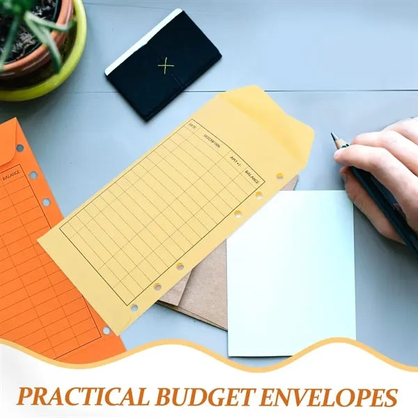 Multipurpose Portable Binder Plan Spending Envelope