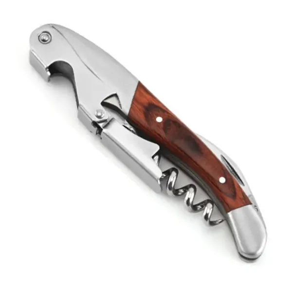 Advanced Stainless Steel Bottle Opener With Wooden Handle