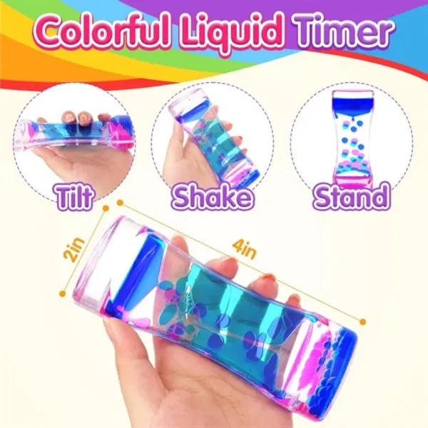 Liquid Motion Bubbler Timer Sensory Toys