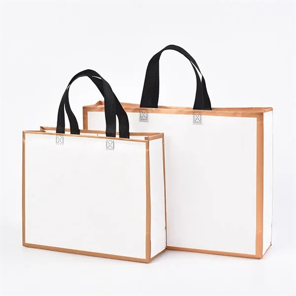 Colorful waterproof coated shopping bag Non-woven handbag