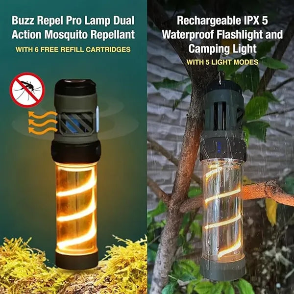 Multi-function Mosquito Repellent Flashlight Camping Light